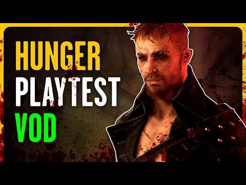 HUNGER tech test LIVE, melee or bust!!