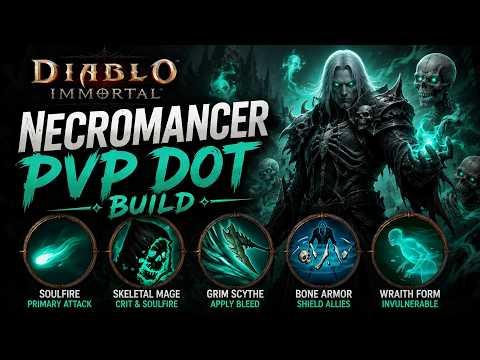 Necromancer DoT PvP Build is INSANE! | Diablo Immortal