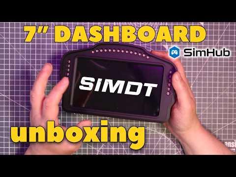 SIMDT 7" Sim Racing Dashboard Display [UNBOXING]