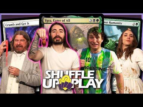 MoistCr1TiKaL and Slimecicle Play Messy Commander! Shuffle Up & Penguinz0 #105 | Magic The Gathering