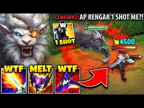 Enemy Lucian thinks I'm trolling with AP Rengar... then I one shot him on repeat