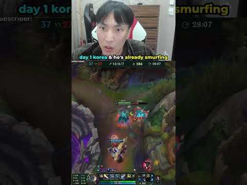 Day 1 Korea & He’s Already Smurfing