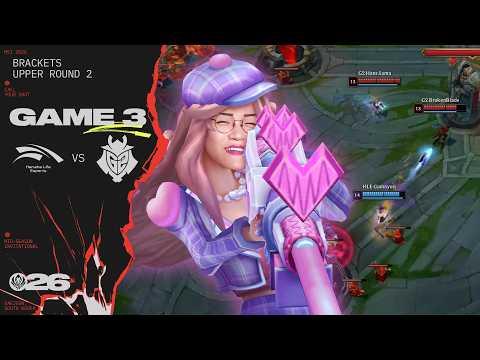 이게 '원거리' 딜러지 | HLE vs G2 게임 3 하이라이트 | MSI 2026