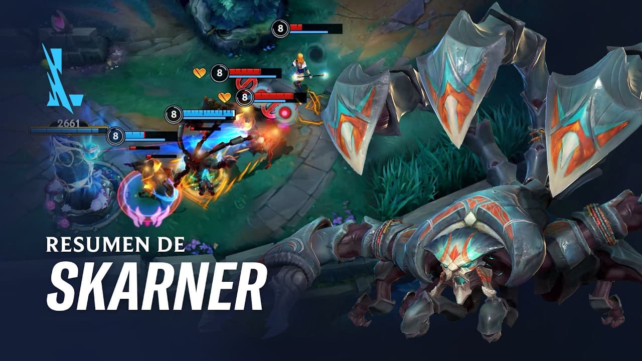 Resumen de Skarner | Jugabilidad - League of Legends: Wild Rift