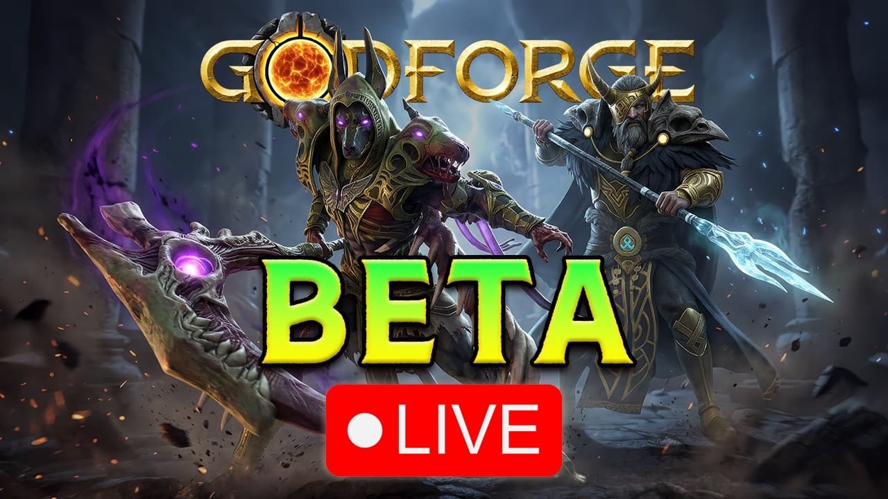Day 2 Godforge Beta is LIVE! Join me!