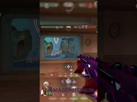 1v5 28 HP Clutch #valorant #fypシ #gaming
