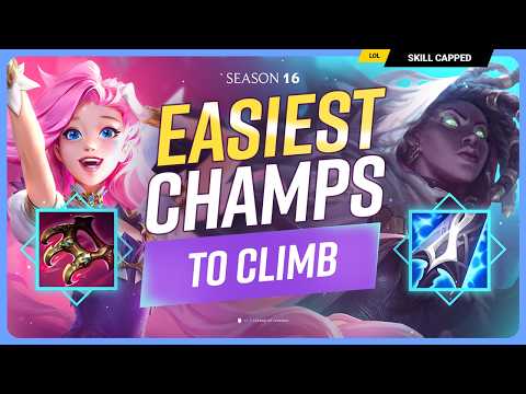 Top 10 EASIEST Champions to CLIMB FAST this Season - League of Legends