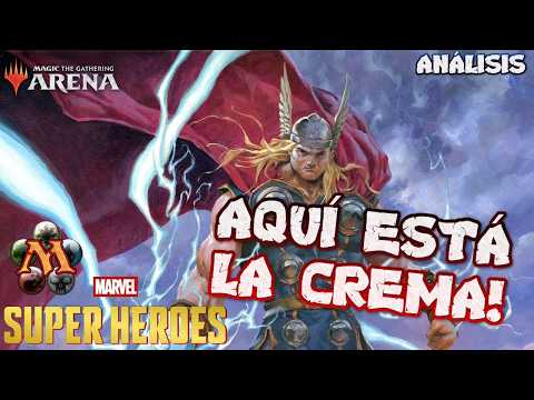 Thanos y MUCHO MÁS. Análisis del color cartas MULTICOLOR de Marvel Super Heroes