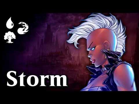 Storming off with Storm.