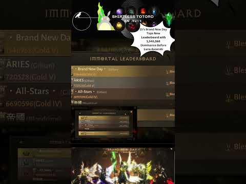 Zz's Brand New Day Immortals Top New Leaderboard with 1546968 Dominance Before Luna Ascends | DI