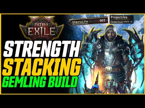 900% INCREASED DMG! Strength / Mana Stacking Totem Gemling is INSANE! // Path of Exile 2 Builds