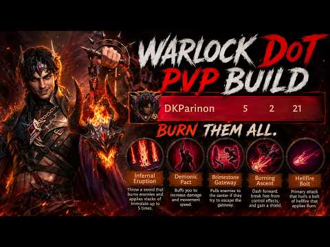 Warlock DoT PvP Build MELTS Players! | Diablo Immortal